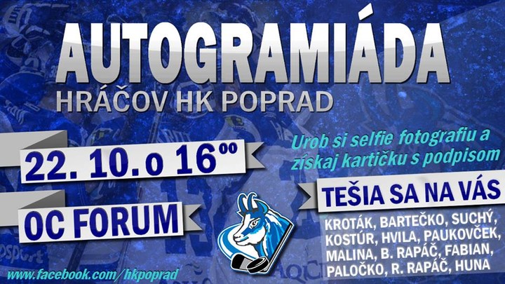 Príď si pre podpis a selfie s obľúbeným kamzíkov